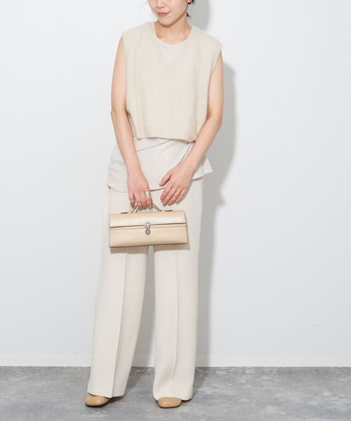 plage（プラージュ）の「Cashmere Mix Fur ベスト（ベスト）」 - WEAR