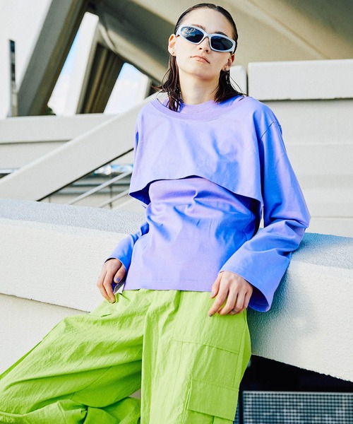 MAISON SPECIAL（メゾンスペシャル）の「レイヤードカットロンTEE