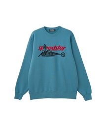 ヒステリックグラマー VARSITY LOGO刺繍オフタートルプルオーバー