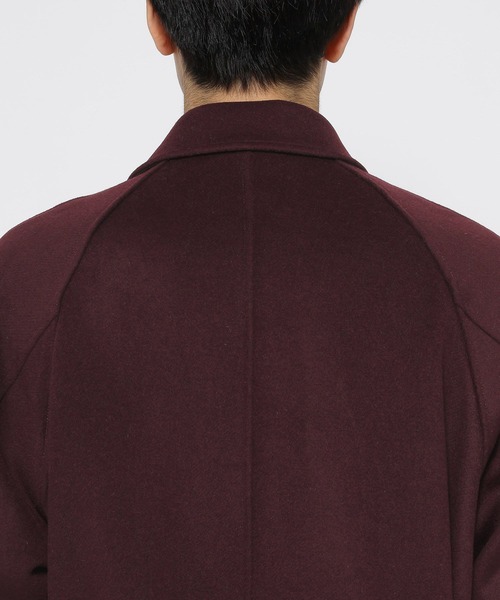 セール】ウール2WAYステンカラーコート(HARE)（ステンカラーコート