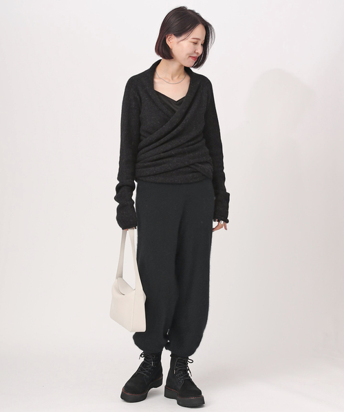 Deuxieme Classe【enrica】ラクーンミックス ニットパンツ enrica