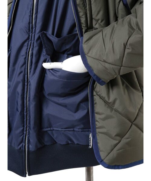 UN3D.（アンスリード）の「レイヤードキルティングブルゾン（ブルゾン