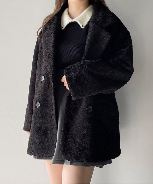 NOMAE（ノーマエ）の「ボアダブルジャケットコート（その他アウター