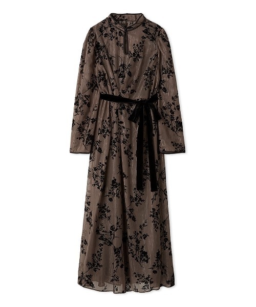 SNIDEL（スナイデル）の「フロッキーシアーワンピース（ワンピース