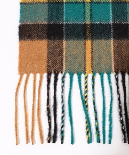 Johnstons of Elgin カシミヤ タータンチェックマフラー（マフラー