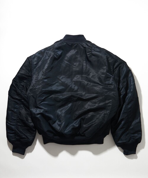CAHLUMN/カウラム Magazine Pocket Nylon Twill Flight Jacket “MA-1