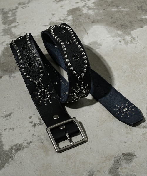A'GEM/9 × .kom 『A'gem/エージェム』 スティングレースタッズベルト