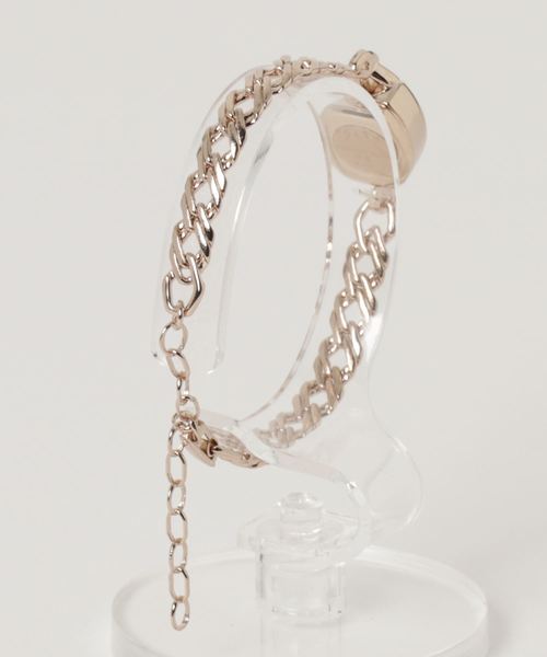 agete（アガット）の「トノーフェイスジュエリーウォッチ 【AGETE.52YG