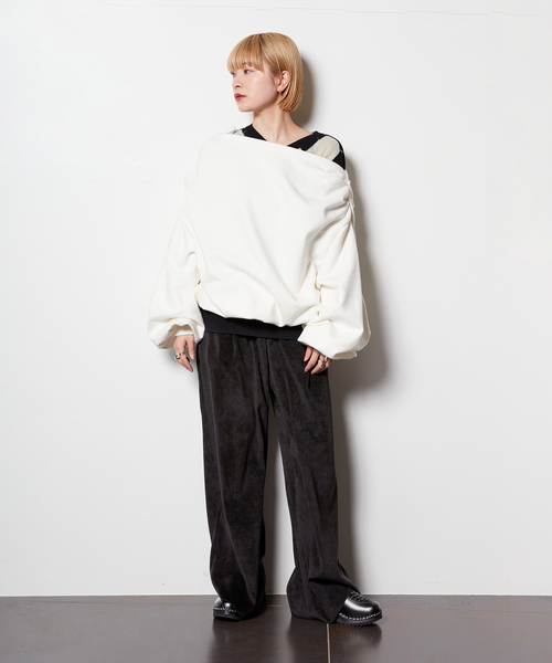 CITYSHOP（シティーショップ）の「DESIGN NECK PULLOVER：スウェット