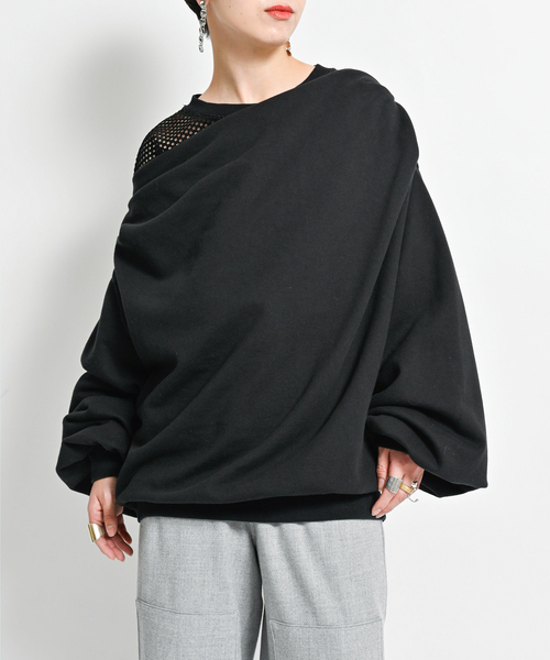 CITYSHOP（シティーショップ）の「DESIGN NECK PULLOVER：スウェット