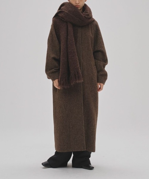 TODAYFUL（トゥデイフル）の「TODAYFUL Mixwool Raglan Coat ミックス