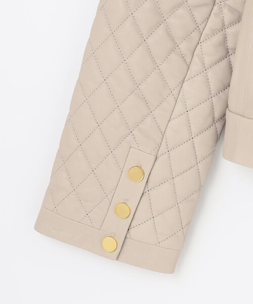 セール】ツイードポケットレザージャケット（ライダースジャケット