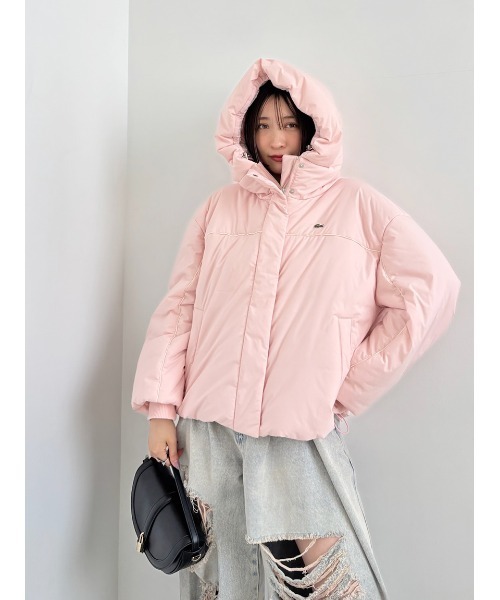 SNIDEL（スナイデル）の「LACOSTE/中綿ブルゾン（ダウンジャケット