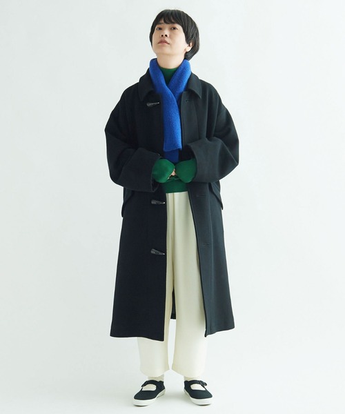yuni（ユニ ）の「ウール スーパー100 トグルボタン コート（ダッフル