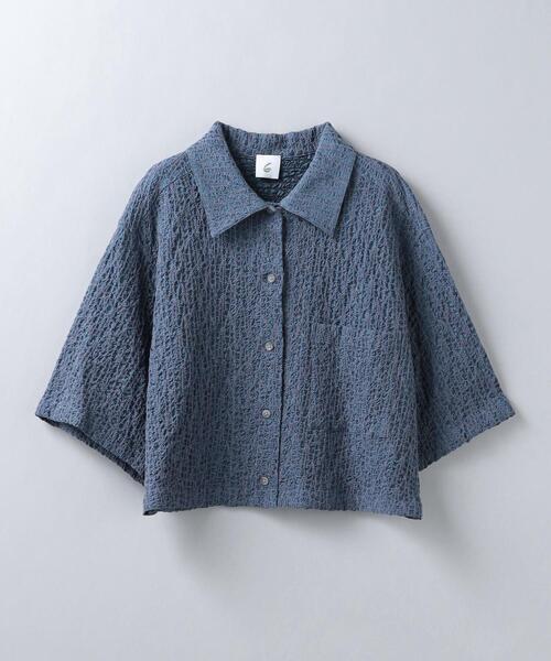 6（ロク）の「＜6(ROKU)＞キュプラポリエステル エンブロイダリー