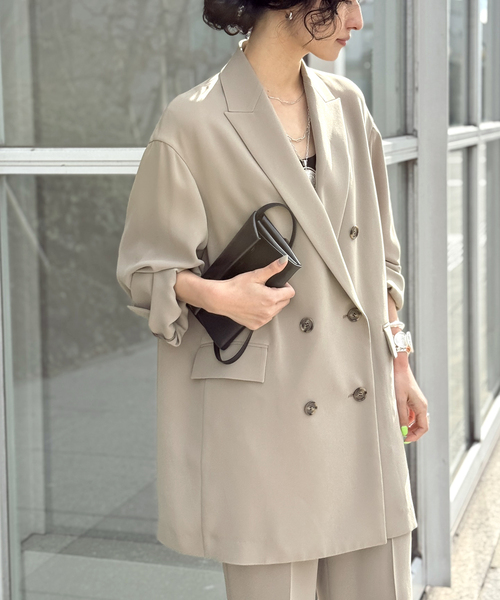 ダブルブレストジャケット（テーラードジャケット）｜AP STUDIO