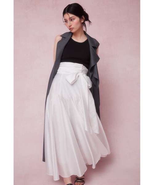 FRAY I.D（フレイアイディー）の「アシメラペルテーラードワンピース