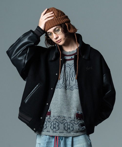 glamb（グラム）の「Donkey Collar Stadium Jumper / ドンキーカラー