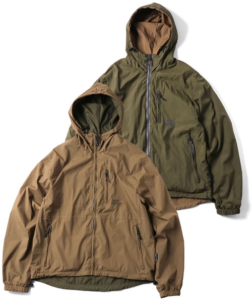 リバーシブルナイロンフードジャケット（ナイロンジャケット）｜gym