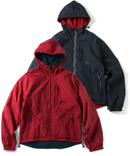 リバーシブルナイロンフードジャケット（ナイロンジャケット）｜gym