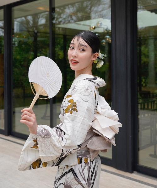 utatane（ウタタネ）の「【utatane×Acka.】浴衣4点セット 菖蒲と糸菊