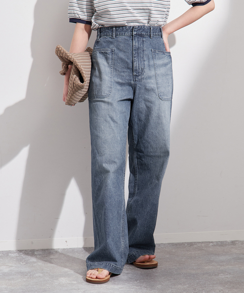 別注》【THE NEWHOUSE/ザ ニューハウス】WORK JEAN：デニム（デニム