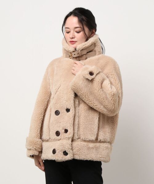 ACYM（アシーム）の「Teddy boa volume コート（ムートンコート）」 - WEAR