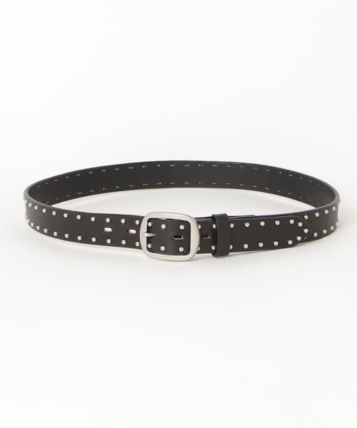 LEATHER STUDDED BELT（ベルト）｜JOHN LAWRENCE SULLIVAN（ジョン
