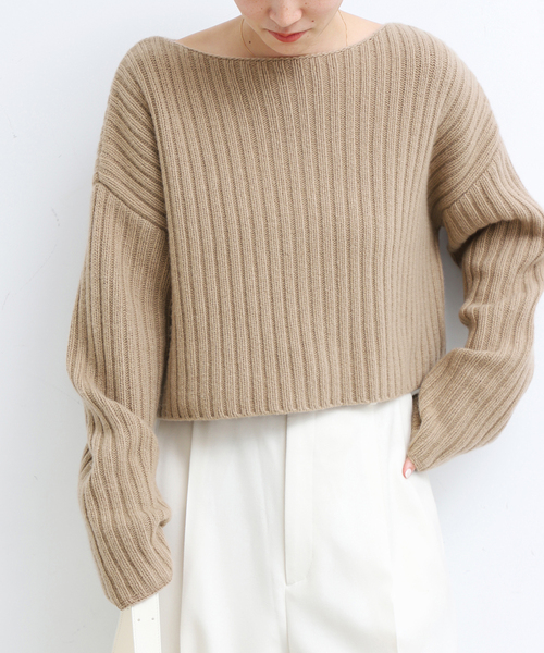 Deuxieme Classe（ドゥーズィエムクラス）の「Cropped Wide リブ プル