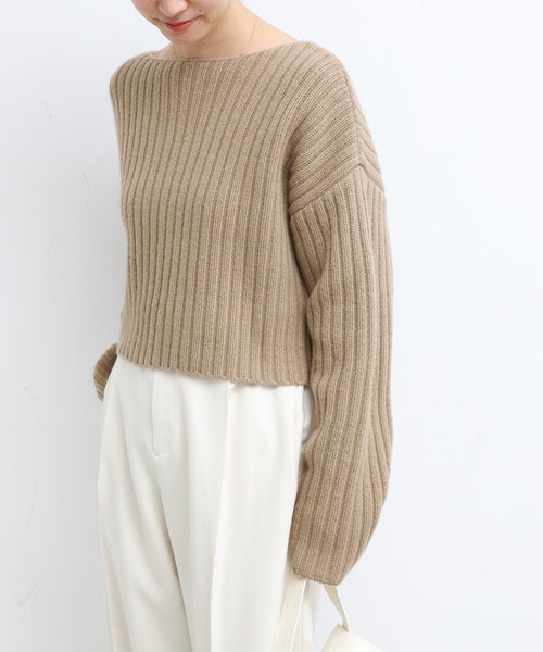 Deuxieme Classe（ドゥーズィエムクラス）の「Cropped Wide リブ プル