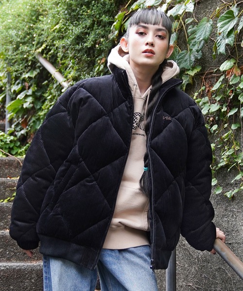 X-girl（エックスガール）｜ダウンジャケット/コート（ブラック系