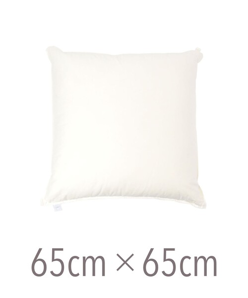 ホワイトダックダウン ヌードクッション（65cm × 65cm）（クッション