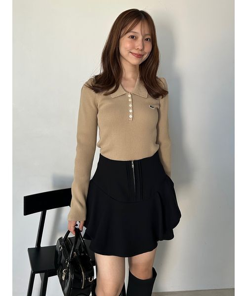 セール】LACOSTE/ポロリブニット（ニット/セーター）｜SNIDEL