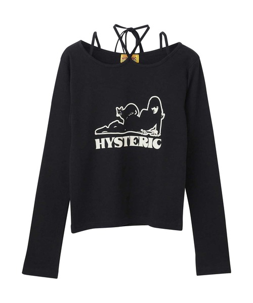 HYSTERIC GLAMOUR（ヒステリックグラマー）の「BLACK CAT WOMAN チビT