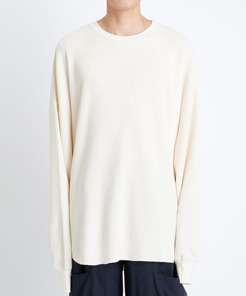 DISCOVERED（ディスカバード）の「DAMAGE WAFFLE CUTSAWN（Tシャツ