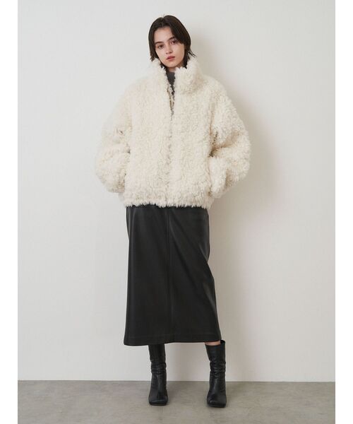 ELENDEEK（エレンディーク）の「クリンプエコファーブルゾン（ブルゾン