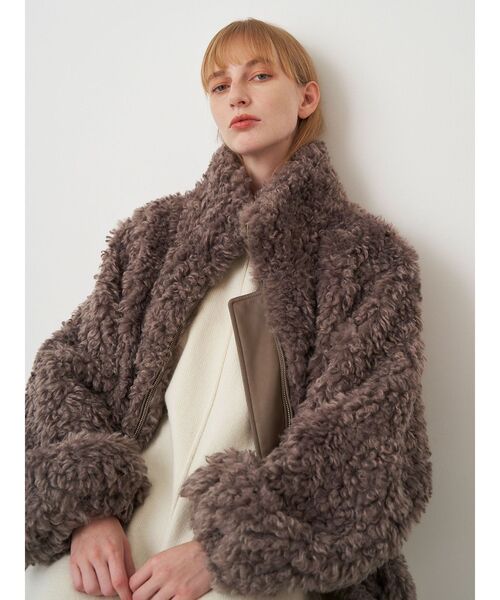 ELENDEEK（エレンディーク）の「クリンプエコファーブルゾン（ブルゾン