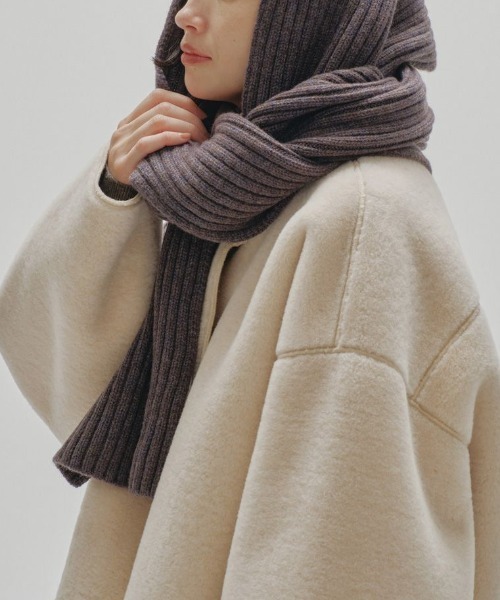 TODAYFUL（トゥデイフル）の「TODAYFUL Rib Knit Muffler リブニット