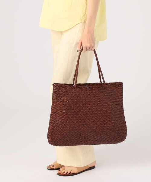 dragon DIFFUSION SOPHIE LARGE レザーメッシュ トートバッグ（トート