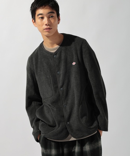 DANTON(ダントン)】FLEECE COLLARLESS JACKET（その他アウター