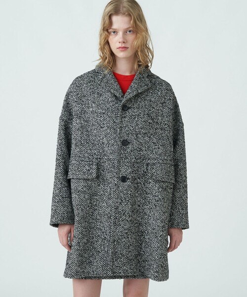 MACPHEE（マカフィー）の「ブロークンツイード オーバーサイズドコート