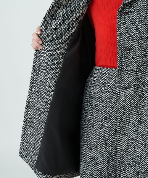 MACPHEE（マカフィー）の「ブロークンツイード オーバーサイズドコート