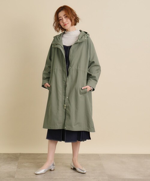 koko】プラージュ 撥水ハーフモッズコート 撥水 half mods コート