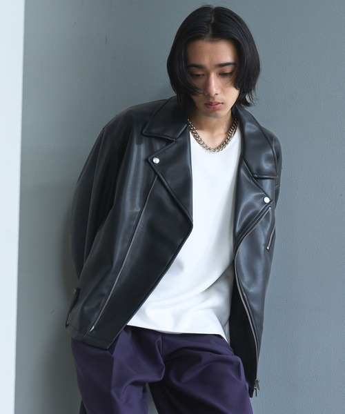 HARE（ハレ）の「【SET UP対応】レザーショートダブルライダース(HARE