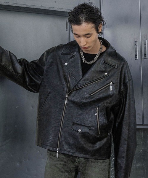 HARE（ハレ）の「【SET UP対応】レザーショートダブルライダース(HARE