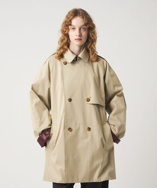 セール】＜6(ROKU)＞コーティング リバーシブル コート（トレンチ