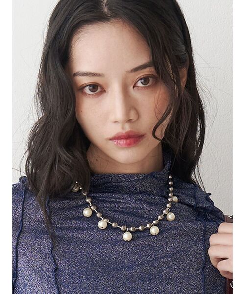 セール】パールコンビチェーンネックレス（ネックレス）｜jouetie