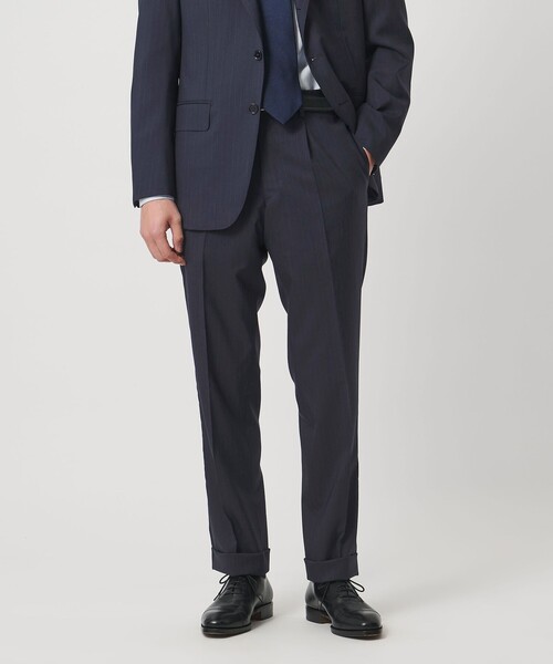 山栄 ピンストライプ シングル 3ボタン スーツ REGULAR MODEL