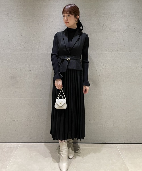 SNIDEL（スナイデル）の「ジレディティールジャンスカ（ワンピース