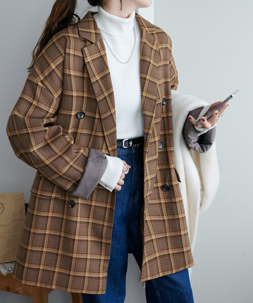 DISCOAT（ディスコート）の「チェックWブレストジャコット（その他